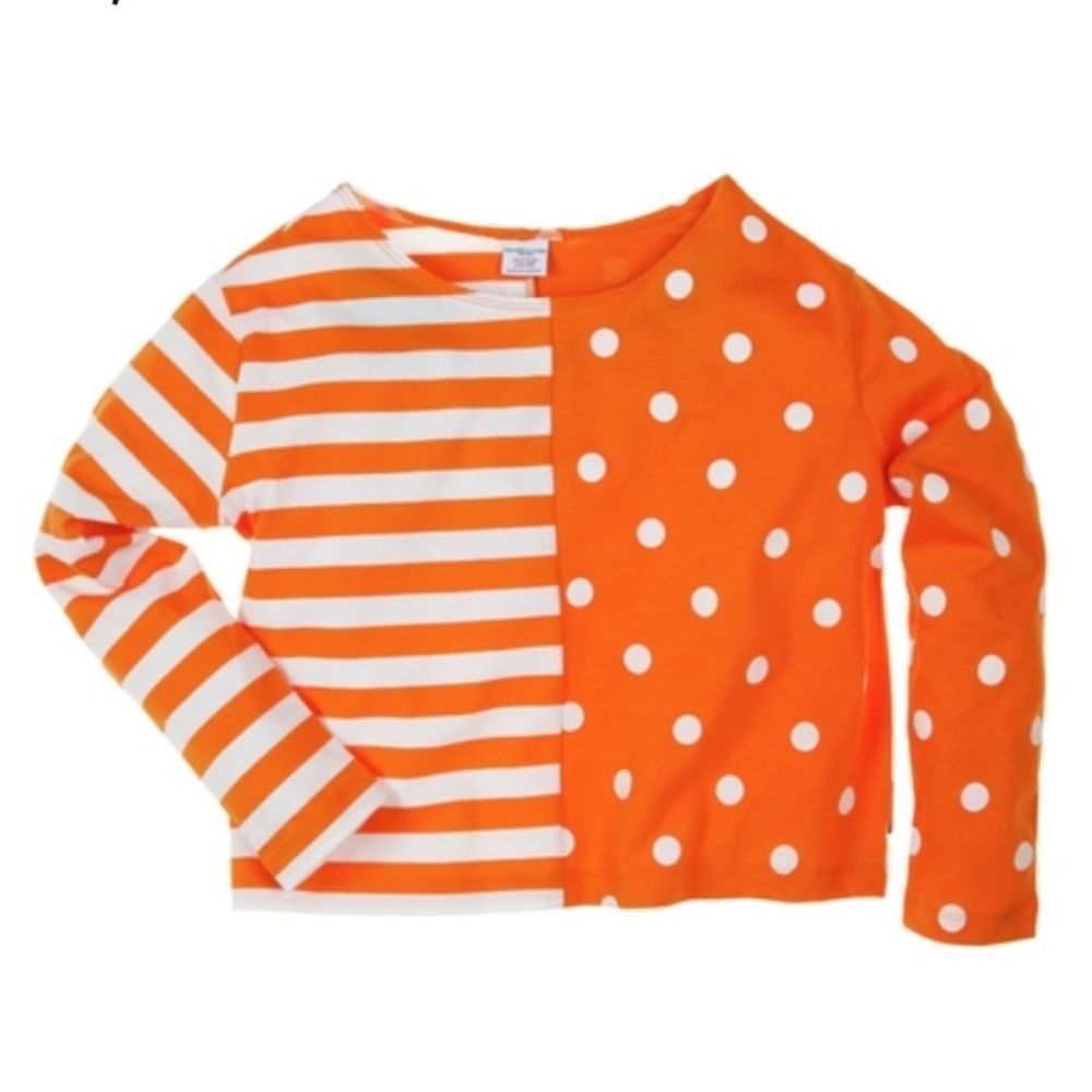 New Polarn O. Pyret OVERSIZED STRIPE DOT FUN TOP